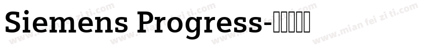 Siemens Progress字体转换